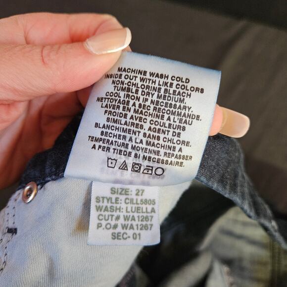 Joe's Jeans Provocateur Bootcut Jeans Size 27 Mid Rise Casual Dark Wash - Picture 6 of 9